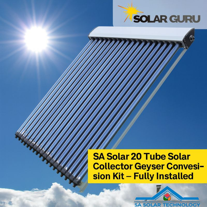 20 Tube Solar Collector South Africa – Solar Guru