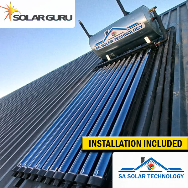 SA Solar 100 Liter Direct Tube Solar Geyser High Pressure System