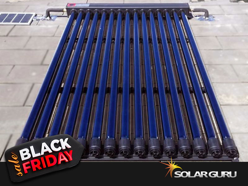 SA Solar 15 tube solar collector Black Friday