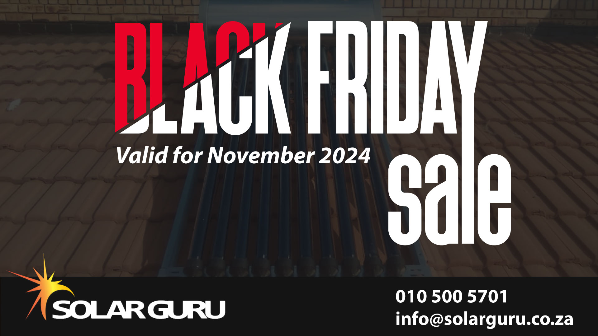 Solar Guru Black Friday Specials