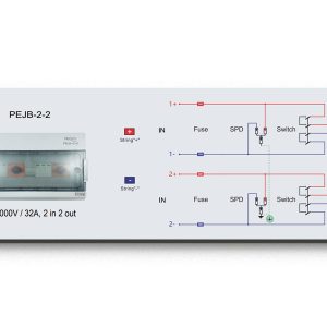 PV Combiner box 2-in 2-out 1000V 32A - Image 3